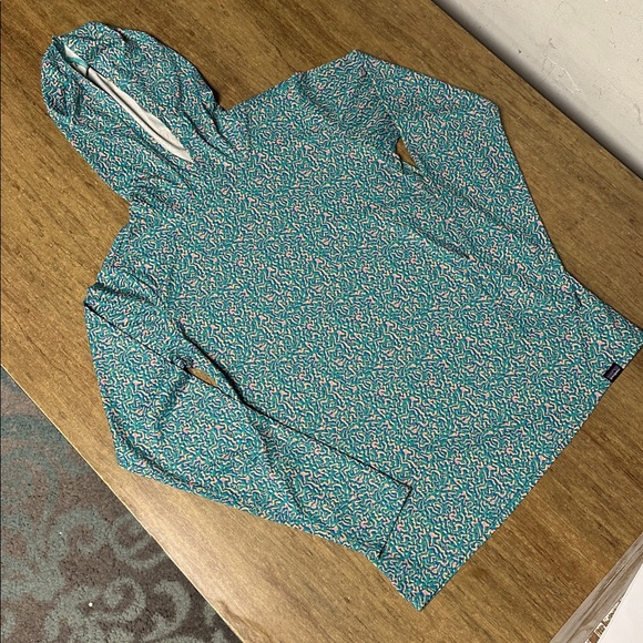 Patagonia nwot Capilene cool daily hoody pullover stretchy blue spring break top - Picture 3 of 6
